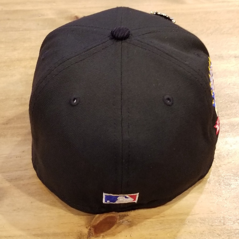 Los Angeles Dodgers Hat New Era 7 1/8 Fitted Black Brown Corduroy Bill All Star - Picture 5 of 12